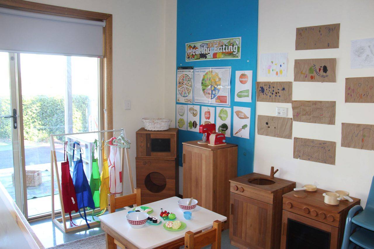 A learning corner in the Rainbow Room